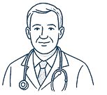 A doctor with a stethoscope